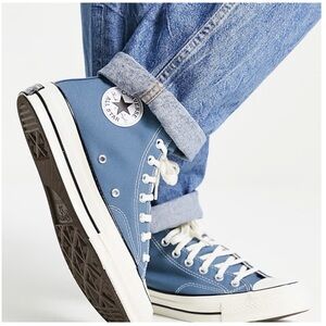 Converse Chuck 70 High Top Shoes M 8.5 W 10.5 Blue